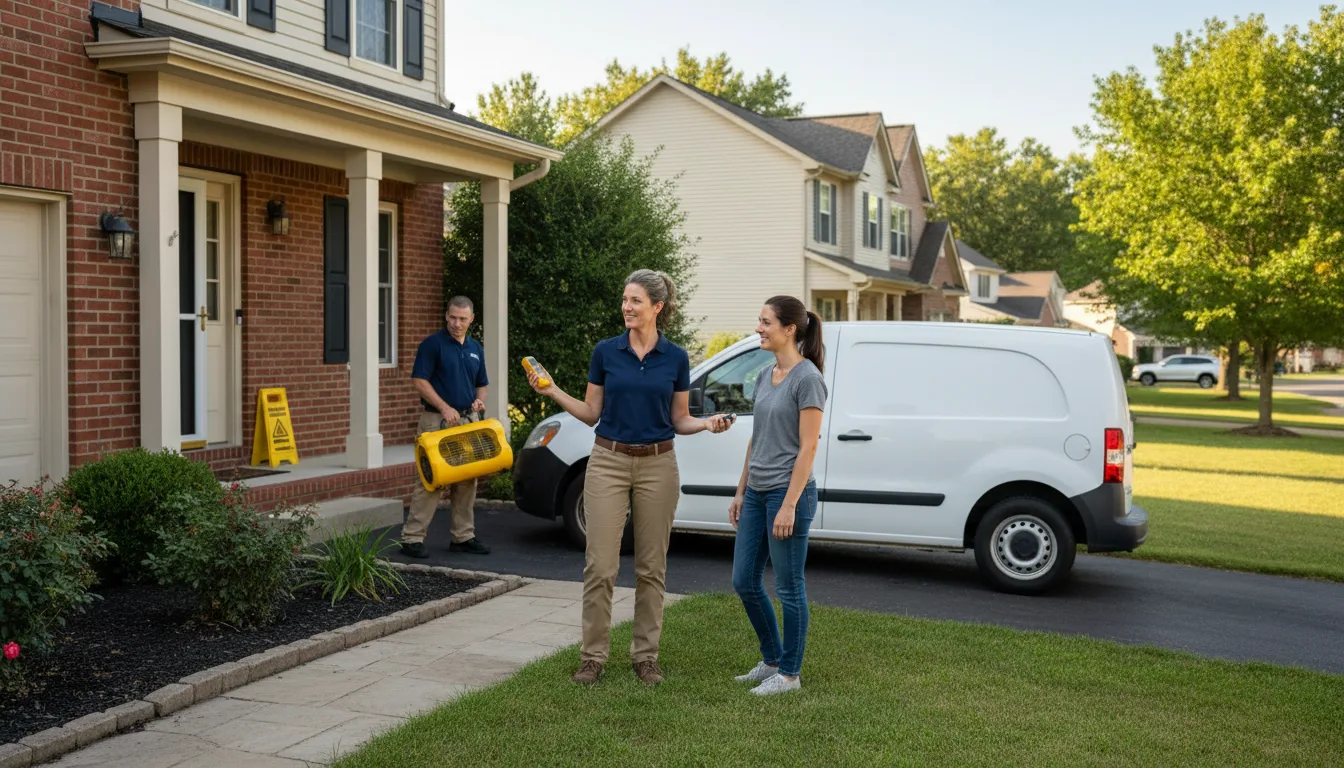 Water restoration image for Fire And Smoke Damage Restoration in Orange, TX